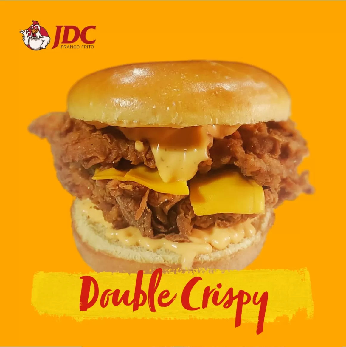 Double Crispy (Lanche de Frango Frito Crocante)